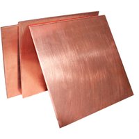 T2 Red Copper Sheet 0.5-3mm Thick Flat Bar Metal Plate for Heat Dissipation