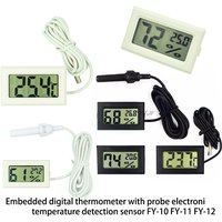 Mini Digital LCD Thermometer Temperature Sensor Automatic Control Fridge Freezer Thermometer Embedded tape probe FY-10 FY-11