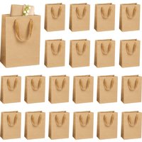 10/20pcs Kraft paper gift bags, Christmas, Halloween, back to school, parties, birthday gifts, anniversaries, weddings, lovers