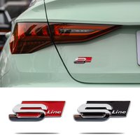 New Auto Rear Trunk Badge Decals Metal Car Front Grille Emblem For Audi A1 A2 A3 A4 A5 A6 A7 A8 Q2 Q3 Q4 Q5 Q7 Q8 Accessories