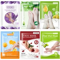 efero foot mask, dead skin, cuticle, calluses, foot mask, dead skin foot mask, FAIR KING green seaweed eye mask