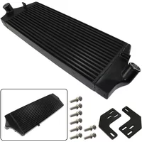 Intercooler Front Mount For 2005-2012 Ford Focus ST225 MK2 Gen3 Aluminum Black/Silver