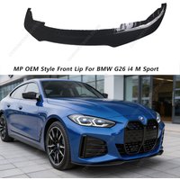 Spoiler de pare-chocs avant noir brillant style OEM MP pour BMW G26 i4 M50 M60 M Sport Gran Coupé 4 portes 2021-2026 Tuning