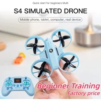 V4 Mini Drone Folding Storage Aircraft Emulator FPV Training Entry Level From Computers Mobile Phones Tablets Aerial HD Aircraft