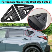 Triangular Window Trim Stickers for Subaru Crosstrek 2023-2025 Black Rear Side Window Louver Shutter Cover Auto Accessory