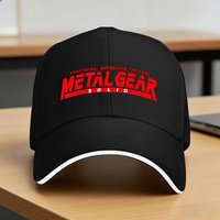 Metal Gear Solid Casual Baseball Cap Kpop Rock Hip Hop Hats Summer Wholesale Men Women y2k Funny Snapback Cap
