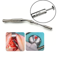 Dental Implant Surgical Bone Scraper Set Stainless Steel Bone Collector & Tooth Cleaning Scaler