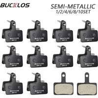 BUCKLOS Bike Brakes Pad Semi-metallic Bicycle Disc Brake Pad 1/2/4/6/8/10set Road Mountain Bike Pads MTB Pads For Shimano B01S