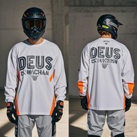 DEUS EX MACHINA Men's Motorcycle Jersey Long Sleeve Shirt MTB Downhill Enduro Motocross Biker Motto Quick Dry Jersey T-Shirt
