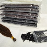 1KG Italian Imported Keratin Granules Rubber Glue Pellets Hot Fusion Beads for Hair Extension Wig Salon Supplies
