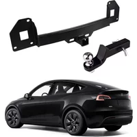 BEVO for Tesla Model Y Juniper Tow Hitch Tow Hook Adapter Tow Hook Rear Trailer Ring Receiver for Model Y 2020-2026 Accessories