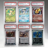 Self Made PTCG Graded Card Japanese UMBREON FLAREON VAPOREON LEAFEON Collection Card Labels Card Hobby Collectible Game Card Toy