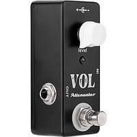 MOSKYAUDIO VOL Attenuator Mini Pedal Electric Guitar Effect Pedal with True Bypass Full Metal Shell Guitar Accessories