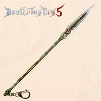 8.6inch Devil May Cry Metal Katana Sword Japanese Katana Sabre Original Samurai Sabre Ninja Knife Cosplay Accessories Prop Toy