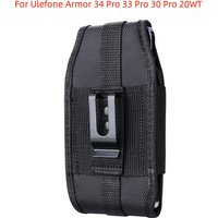 For Ulefone Armor 34 Pro 33 Pro 30 Pro 20WT Phone 6.9inch To 7.3inch Universal Belt Waist Bag Flip Card Wallet Case Phone Pouch