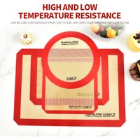 1Pcs Silicone Baking Mat for Kitchen Rolling Kneading Oven Mat Heat Resistant Non-Stick Board for Baking