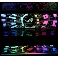 ARGB PC Case Lighting Panel,Customized GPU Side Backplate,MOD Chassis Gaming Decorated Plate 5V 12V Colorful AURA SYNC