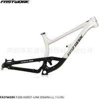 AliExpress F.YUZHE 2026 New Mountain Frame DH Full Suspension Frame Aluminum Bicycle Soft Tail 27.5er Rear Travel 200mm MTB Frame Boosting 12X148mm