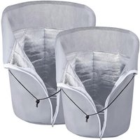 Flower Pot Protection Bag Winter Plant Frost Protection Cover Reusable Drawstring Frost Protection With Zipper For Outdoor