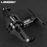 FOR BMW G310R G 310 R 2017 2018 2019 2020 2021 2022 2023 2024 Universal Motorcycle Rear License Plate Mount Holder LED Light