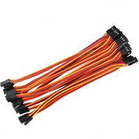 5pcs 22awg 60 Cores JR Compatible Male to Male Servo Extension Wire Cable 100/150/200/300/500mm for RC Car Plane Model