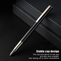 NEW 0.38mm Extra Fine Nib Fountain Pen Stainless Steel Extremely Business Office Supplies Gift