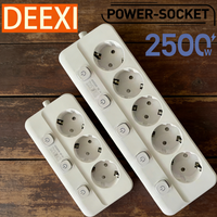 Power Strip EU Plug AC Outlets Multitap Socket Extension Cord Electrical With USB Type C PD Fast Charging Network Filter Adapter