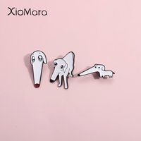 Cute Proboscis Dog Enamel Pins Custom Let Me Do It For You Brooch Lapel Badges Cartoon Animal Pet Jewelry Gift For Dog Lovers
