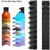 【ST】New Baseball Cap Rack Wall Mounted Hat Organizer Storage Hanger for Home Door Closet Multifunctional Cap Holder Display