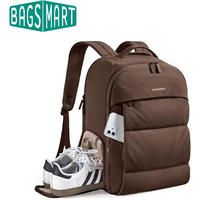 BAGSMART 15.6 Inch Laptop Backpack 30L Carry on Backpack with Shoe Compartment Lightweight Business Travel Bag for Airplanes