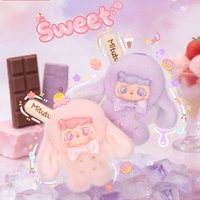 Mitutu&Hulala Cream Lolly Popsicle Series ABS Plush Blind Box Backpack Charm Keychain Cute Exquisite Surprise Blind Box Gift Toy