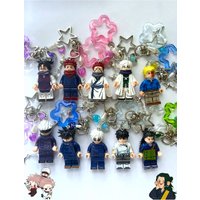 Y2K Anime JJK Building Blocks keychains, are a must-have collectible for fans and also make a great gift for friends/classmates!