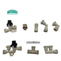 90° 135° Bend L-Shaped 2-Way 3-Way Pressure Relief Valve F-Type T-Type Quick Adapter For KALERM Gemilai Welhome Coffee Machine