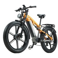 AliExpress NONE RANDRIDE YX80M-2 Adult Electric Bike, Aluminum Alloy Frame E-Bike with 48V 20AH Battery, 7 Speed Transmission, Hydraulic Brake, Intelligent Vector Controller, LCD Display, Max Load 200KG, 30° Climbing