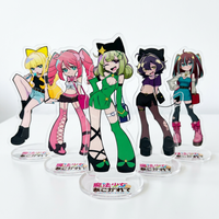 Anime Gushing over Magical Girls 10cm Acrylic Stand keyring Leoparde Magia Baiser Magenta Desktop Ornament Collectible Fans Gift