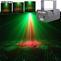 ESHINY MINI RG Laser 32 modèles projecteur lumière de fête DJ danse Disco Bar salle familiale effet de noël lampe de scène spectacle Y11N8