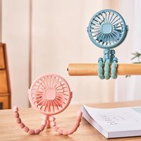Multifunctional Fan Standing Hanging Winding Tripod Fan Usb Rechargeable Portable Octopus Shape Handheld Fan for Indoor Outdoor