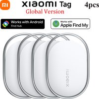 4pcs Xiaomi Tag Smart Tracker Anti Lost Device Bluetooth 5.4 Compatible with Apple Find My or Google Android Find Hub