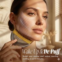 Lymphatic Drainage Face Brush Contouring Dry Brush for Jawline, Ergonomic Design for Puffiness Relief, Facial Massage Tool