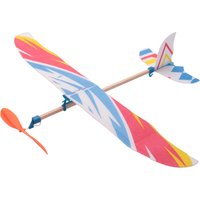 Elastic Rubber Band Powered DIY Foam Plane Model Kit Aircraft Educational Toy