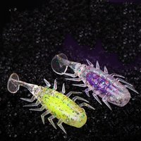 Float Fishing Lure Soft Bait Small Paddle T Tail 5cm 2g Artificial Lures with Laser Sequins Lot 5 Pieces SALE