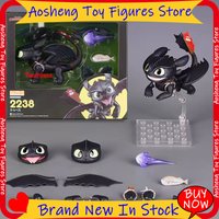 Q Version Potdemiel 2238# How To Train Your Dragon Toothless Action Figure Anime Model Collectible Home Desktop Decoration Gift
