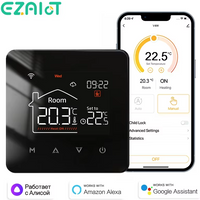 Inteligentny termostat Tuya do inteligentnego domu, ogrzewanie podłogowe wodno-elektryczne, kocioł gazowy, zdalne sterowanie temperaturą przez WiFi, kompatybilny z Google Alexa i Alice.