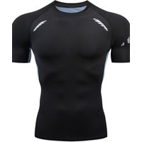 AliExpress NONE Men Short Sleeve Rash Guard Compression Shirts Quick Dry Fitness Cycling Running T-Shirt Workout Training Underwear Gym Clothing
