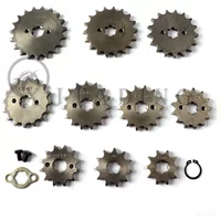 428 Chain 20mm 10 11 12 13 14 15 16 17 18 19 Teeth Front Engine Sprockets For 50 110 125 160cc Dirt Pit Bike ATV Quad Motorbike