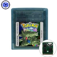 GBC Game Cartridge Pokemon Prism V0.95 Video Game Console Card Holographic Label High Quality with RTC