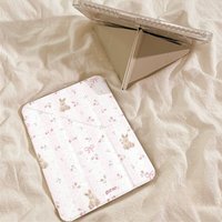 Protective Case for IPad 10.2 Case 7/8/9th Generation IPad 10th Generation Case 2022 2020 Pro 11 Pink Decorated with Floral Bow