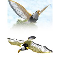 Flying Hawk Bird Repellent Hanging Eagle Flying Owl Repellent Scarer Decoy Repellent Pest Control Scarecrow Garden Decoration
