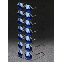 AliExpress SNQP 7PCS Fashion Vintage Sunglasses Men Women Bicycle MTB Hiking Colorful Trendy Lightweight Outdoor Goggles