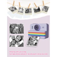 Children's Camera Instant Print Toy 2.8-Inch HD Screen With 32G Memory Card And 3 Rolls Of Printing Paper, Gift For Boys&Girls